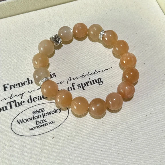 Sunstone Crystal Bracelet