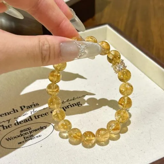 Yellow Tower Crystal Bracelet